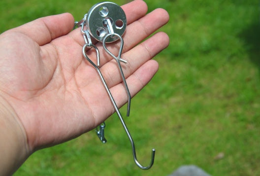 Camping outdoor campfire tripod hanging pot picnic fire bracket aluminum alloy tripod camping supplies