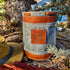 Settlers Collection:  Waxed Canvas and Leather Prairie Bucket Bushcraft Survival Camping Possibles Dopp Grooming