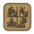 Camping / Adventure Patch: Tan