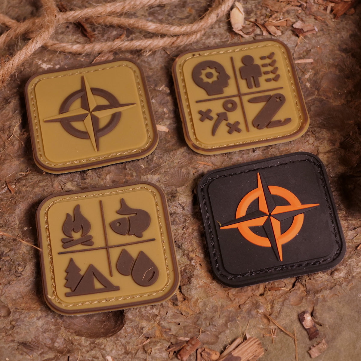 Camping / Adventure Patch: Tan
